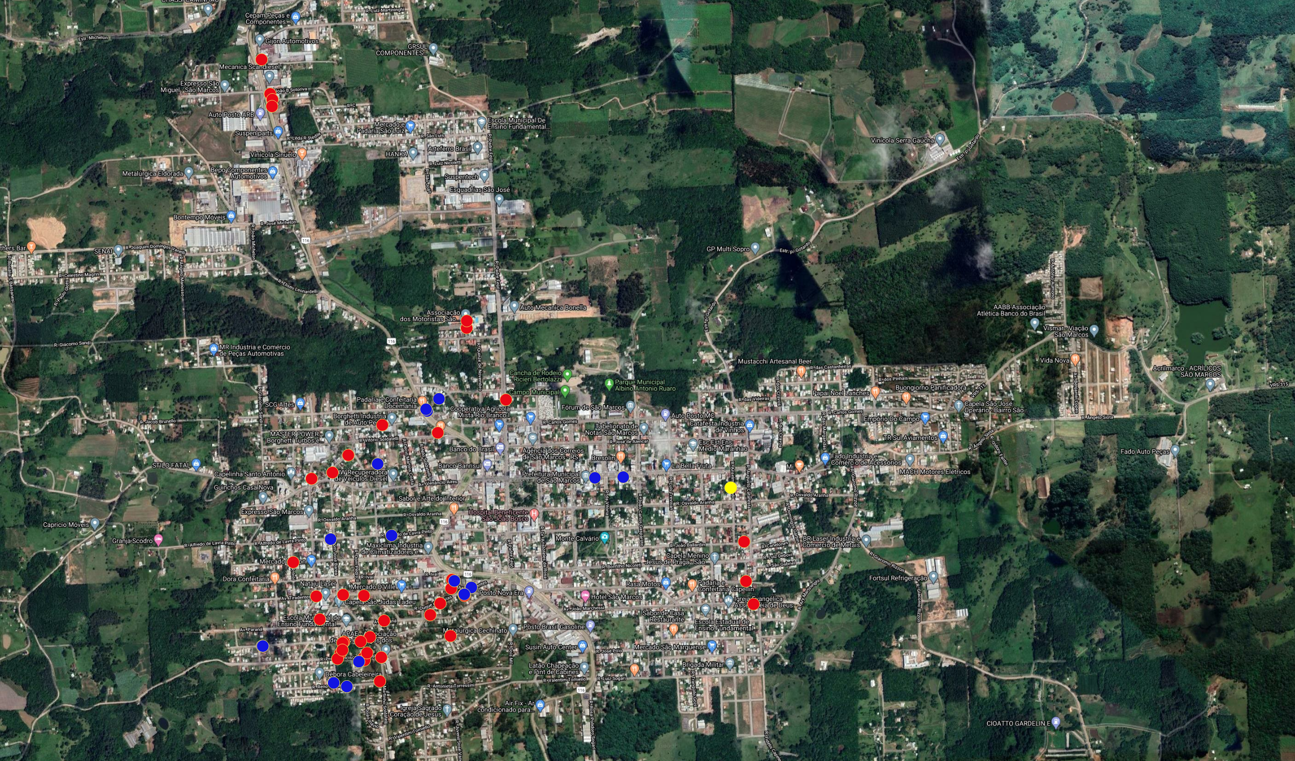 Maior número de focos está concentrado no bairro Francisco Doncatto (foto: divulgação Vigilância em Saúde)