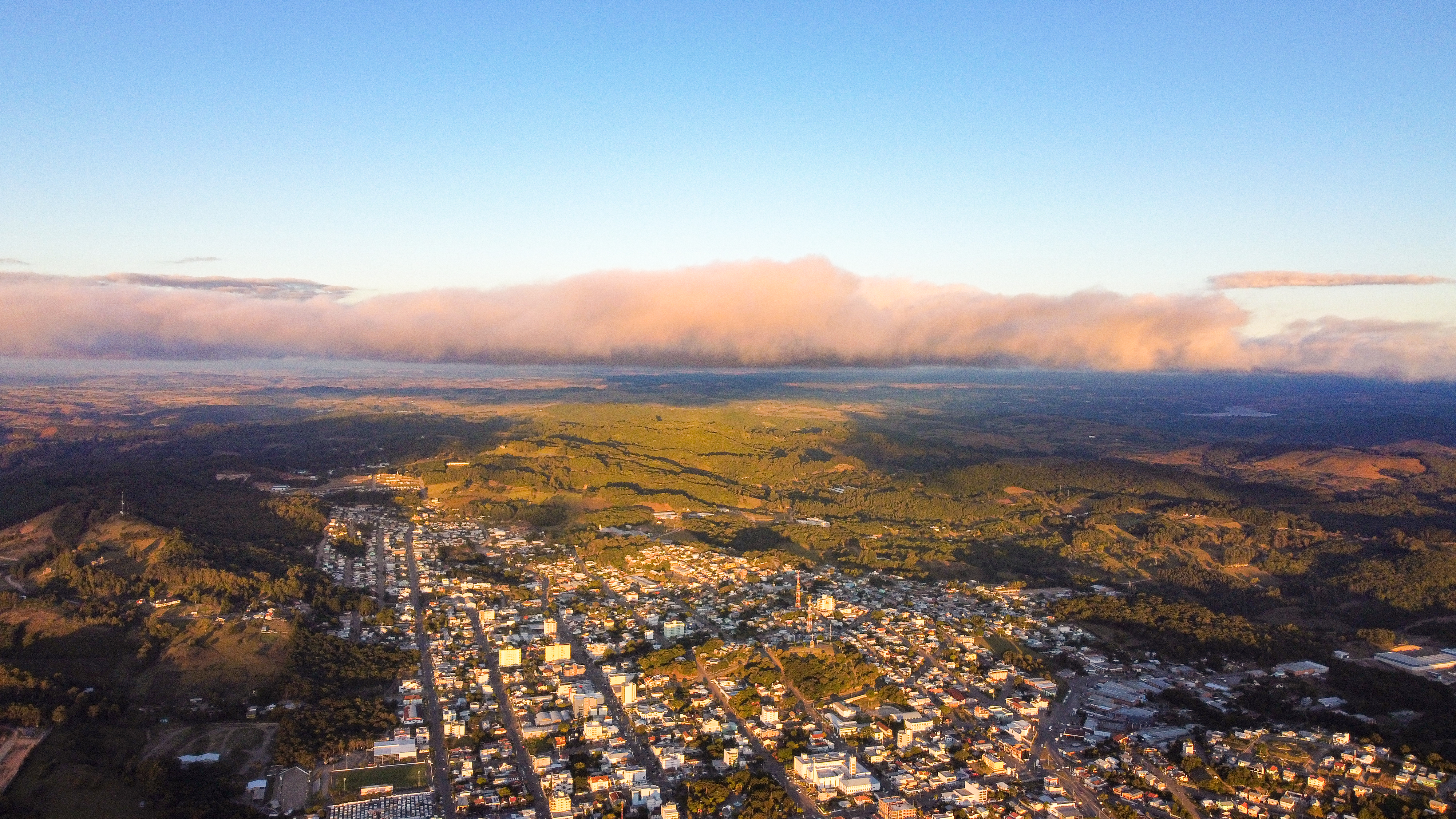 Vista aérea de São Marcos por Petrônio Fachin