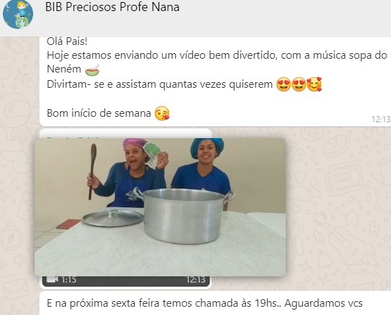 Professores trabalham remotamente e enviam atividades via WhatsApp desde março