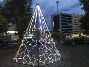 As luzes natalinas mantêm vivo o espírito do Natal em São Marcos neste ano